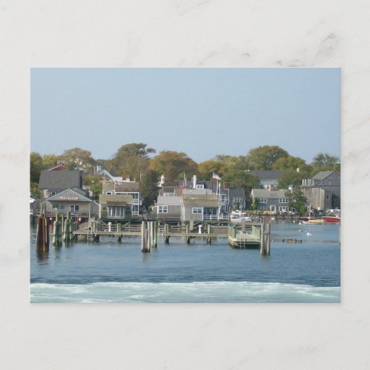 Op de veerboot briefkaart (Voorkant)