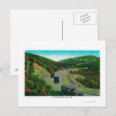 Op de velg boven Oak FlatsRidge Route, CA Briefkaart (Voorkant / Achterkant)