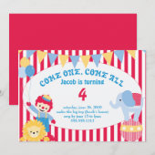 op de verjaardag van de grote kinderen bovenaan kaart (Voorkant / Achterkant)