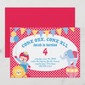 op de verjaardag van de grote kinderen bovenaan kaart (Voorkant / Achterkant)