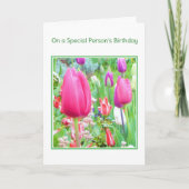 Op de verjaardag van een speciaal persoon...religi kaart (Voorkant)