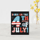 Op de vierde juli van de verjaardag Patriot Kaart (Gele Bloem)