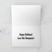 Op de vijfde dag van Kerstmis vijf gouden lezingen Feestdagen Kaart (Binnen)