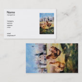 Op de Visitekaartjes van de Boerderij (Voorkant / Achterkant)