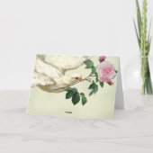 Op de Vleugels van een Duif, het denken aan u, Kaart (Achterkant)