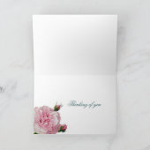 Op de Vleugels van een Duif, het denken aan u, Kaart (Binnen)