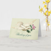 Op de Vleugels van een Duif, het denken aan u, Kaart (Gele Bloem)