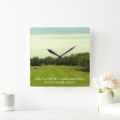 Op de vliegbaan vierkante klok (Huis)