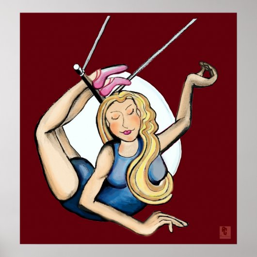 Op de vliegroute poster (Voorkant)