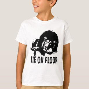 OP DE VLOER LIGGEN T-SHIRT