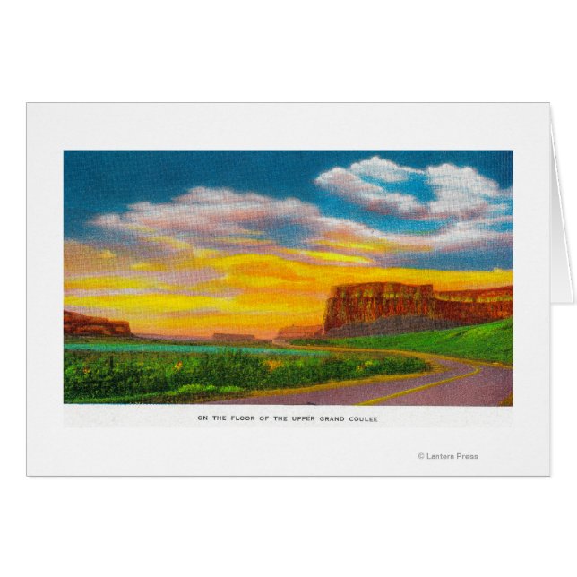 Op de vloer van de Grand Coulee-dam bovenaan (Voorkant Horizontaal)