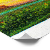 Op de vloer van de Grand Coulee-dam bovenaan Poster (Hoek)