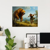 Op de vlucht poster (Thuiskantoor)