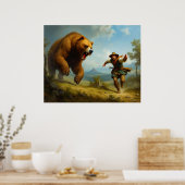 Op de vlucht poster (Keuken)