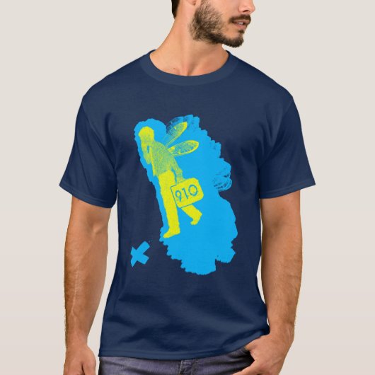 Op de vlucht t-shirt (Voorkant)