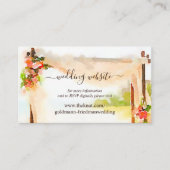 Op de website Chuppah Wedding RSVP Informatiekaartje (Voorkant)