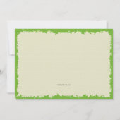 Op de wedstrijd Gate Horse Racing Kaart (Achterkant)