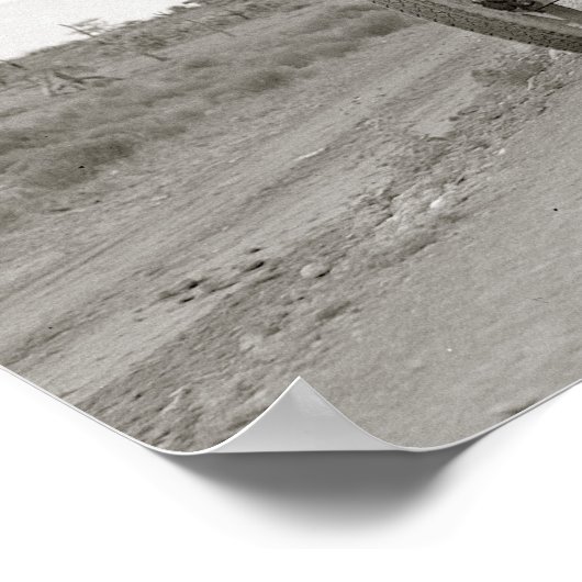 Op de weg, 1937.  foto poster (Hoek)