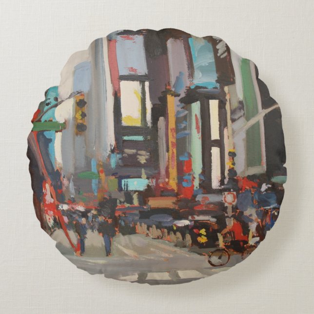 Op de weg 2012 rond kussen (Voorkant)