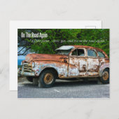 Op de weg weer. briefkaart (Voorkant / Achterkant)