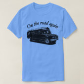 Op de weg weer busvrachtwagen t-shirt (Design voorkant)