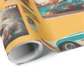 Op de weg weer: Car-infused inpakpapier (Rol Hoek)