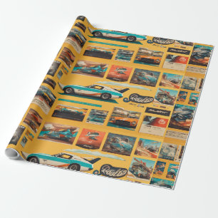 Op de weg weer: Car-infused inpakpapier