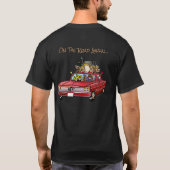 Op de weg weer kleuren T-shirt (Achterkant)