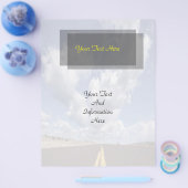 Op de wegvlieger flyer (Enkel)