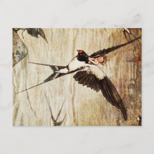 Op de Wing Briefkaart