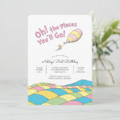 Op de wonderlijkste plaatsen! | Eerste verjaardag  Kaart (Staand voorkant)