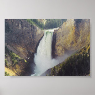Op de Yellowstone-rivier Poster
