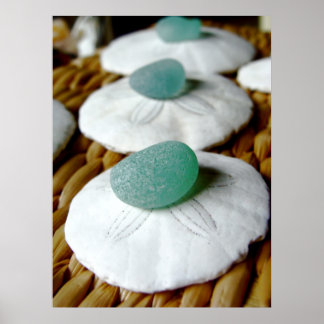 Op de zand druk poster