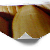 Op de zand druk poster (Hoek)