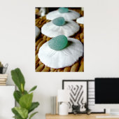 Op de zand druk poster (Thuiskantoor)