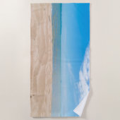 Op de zand-handdoek strandlaken (Voorkant)