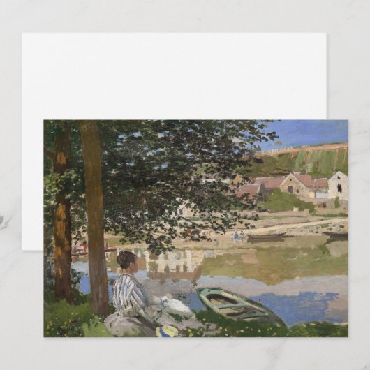 Op de Zijnbank | Claude Monet (Voorkant / Achterkant)