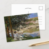 Op de Zijnbank | Claude Monet Briefkaart