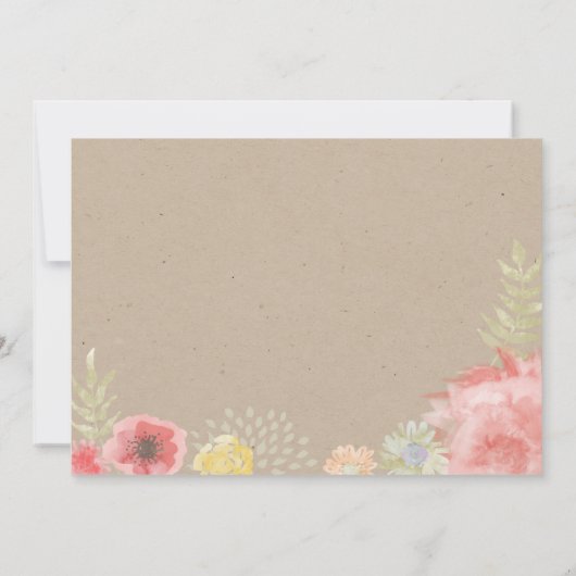 Op de zomervakantie kaart (Achterkant)