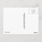 Op de zon gedroogde tomaten briefkaart (Achterkant)