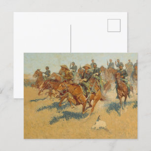 Op de zuidelijke vlakten door Frederic Remington Briefkaart