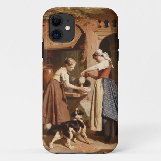 Op de Zuivelboerderij, 1866 (olieverf op paneel) Case-Mate iPhone Case (Achterkant)
