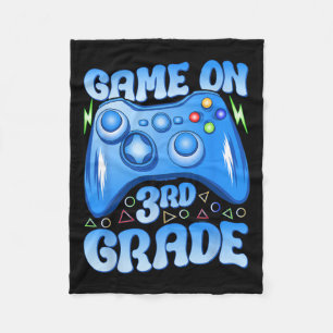Op derde klas terug naar school Video Games Boys K Fleece Deken