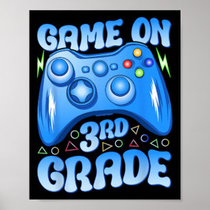 Op derde klas terug naar school Video Games Boys K Poster