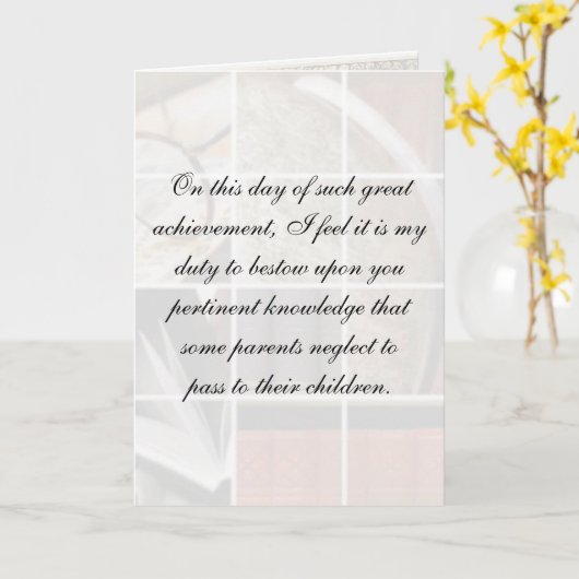 Op deze dag van grote voltooiing… kaart (Gele Bloem)