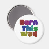 Op deze manier geboren magneet (Voorkant / Achterkant)