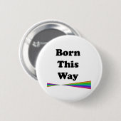 Op deze manier geboren ronde button 5,7 cm (Voorkant /achterkant)