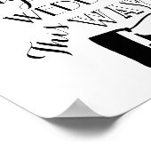 Op deze manier kun je je eigen huwelijksbord aanwi poster (Hoek)