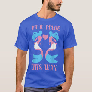 Op deze manier transfumermaïde transseksuele LGBT  T-shirt