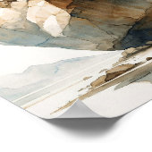 Op deze rots zal ik mijn kerk bouwen poster (Hoek)